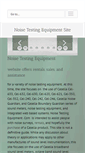 Mobile Screenshot of noisetestingequipment.com